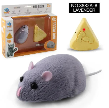 Jouet Souris en Peluche Télécommandée 4 Directions